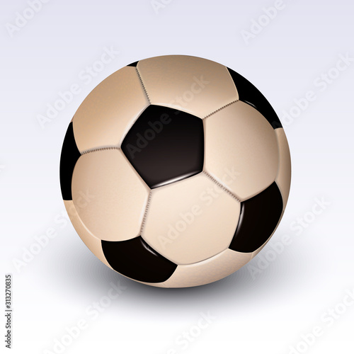 soccer ball isolated on white background
