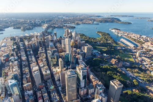 Fototapeta Naklejka Na Ścianę i Meble -  The Sydney CBD is the main commercial centre of Sydney, the state capital of New South Wales and the most populous city in Australia