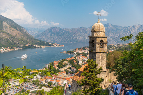 Fototapeta Naklejka Na Ścianę i Meble -  church in kotor bay montenegro