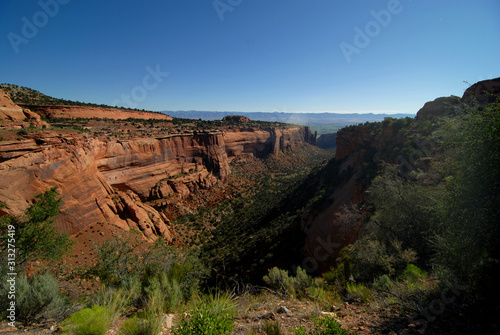 Views from the Colorado National Monument Park near Fruita, Colorado