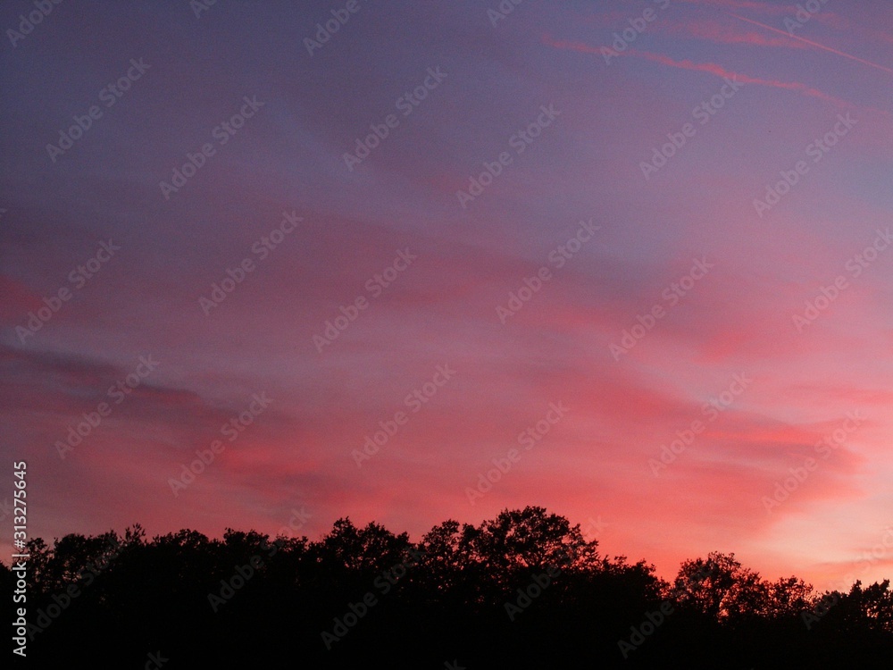 Fototapeta premium Coucher de soleil ciel