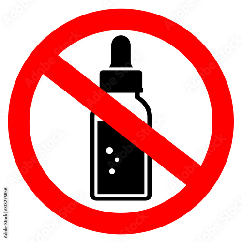 No food additives vector sign