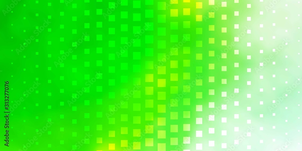 Light Green vector backdrop with rectangles. Abstract gradient illustration with rectangles. Pattern for websites, landing pages.