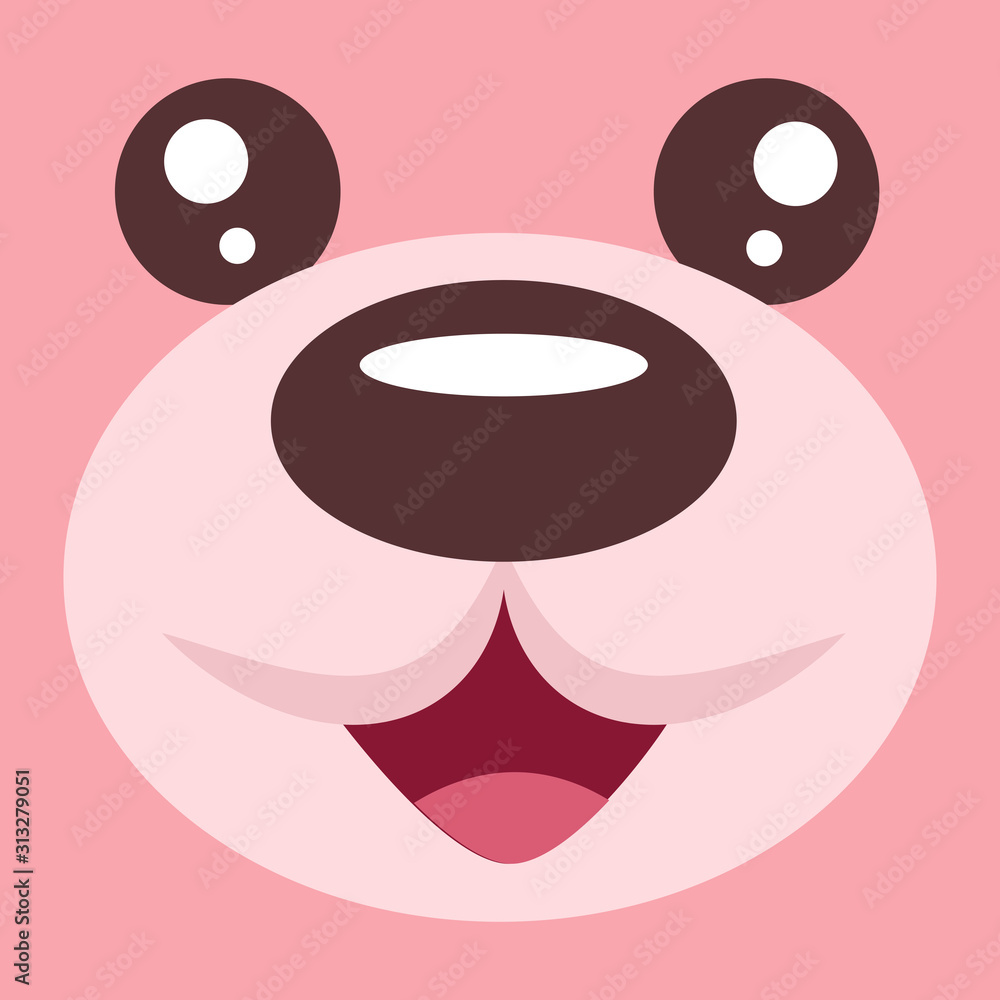 Valentine's day card with cute teddy bear Valentine's day card with cute teddy bear