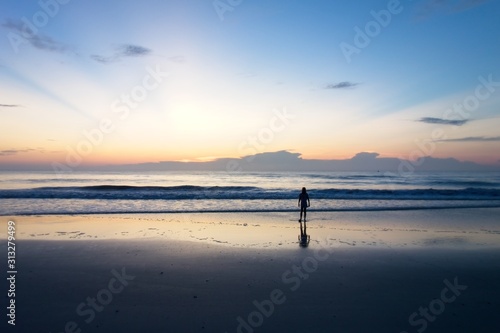 Beach sunrise florida