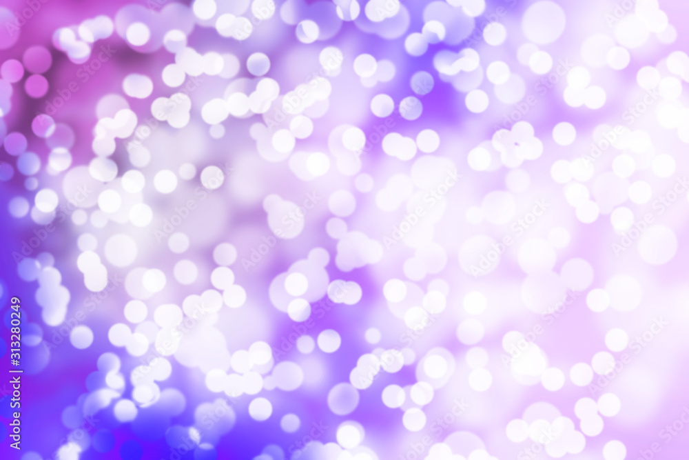 Violet glitter lights background. Violet glitter lights background.