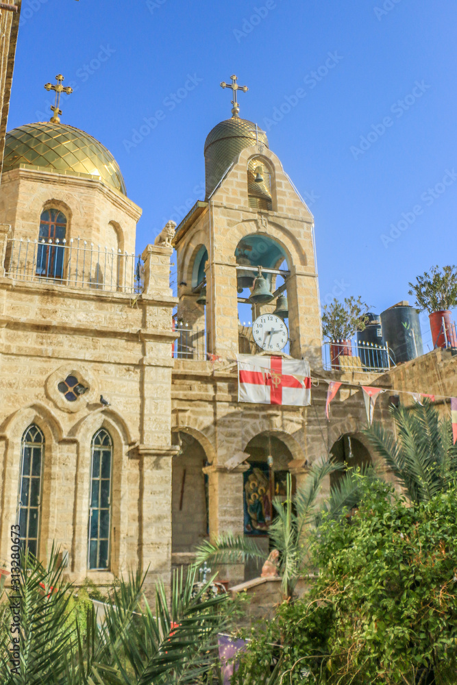 The Church of Deir Hijleh in Jericho