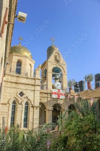 The Church of Deir Hijleh in Jericho