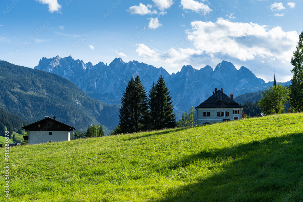 Gosau is a small village in the Austrian Alps that is surrounded by a very beautiful landscape full of lakes and mountains around. It is a great destination for summer vacation in Europe
