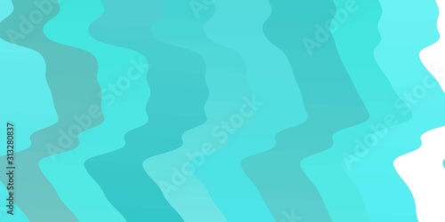 Light Blue  Green vector pattern with curves. Illustration in halftone style with gradient curves. Pattern for booklets  leaflets.