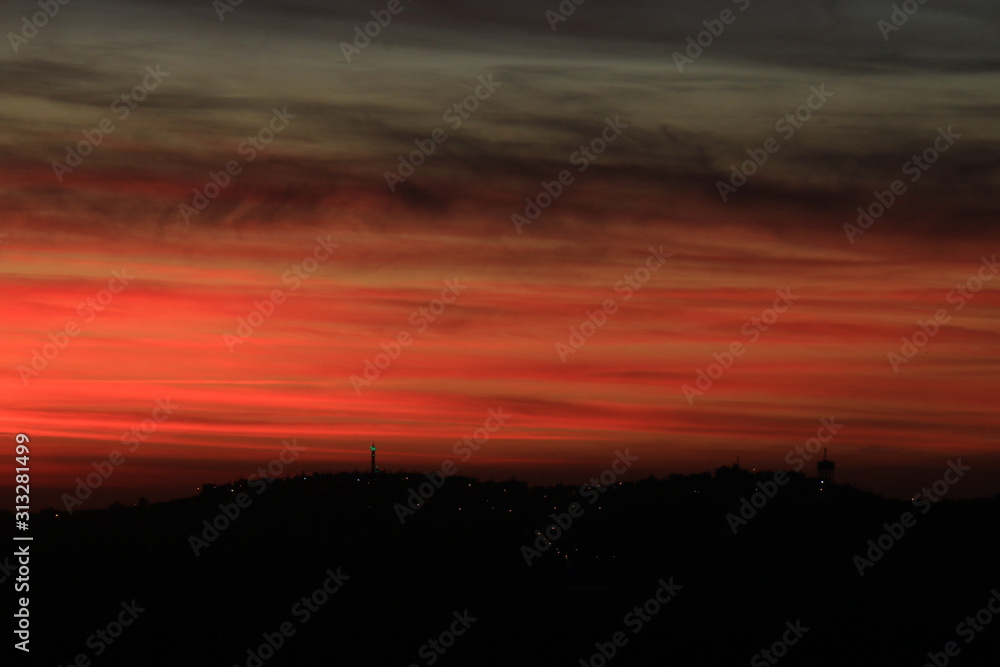 Sunset in Palestine