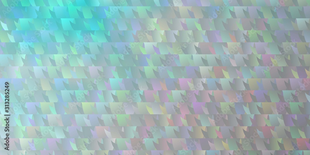 Fototapeta premium Light BLUE vector background with polygonal style.