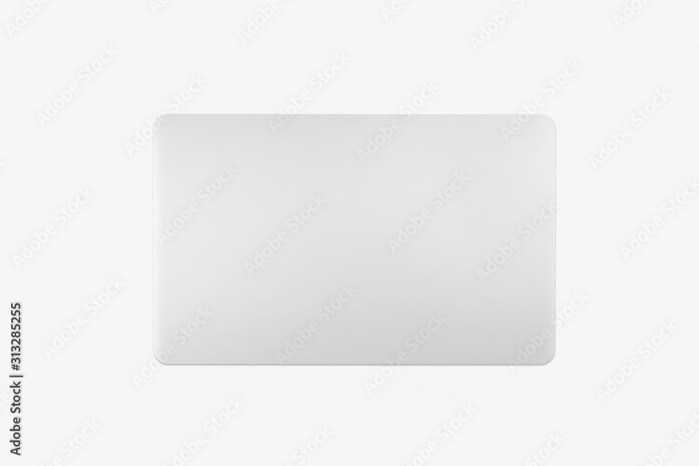 White Credit/Debit Card, 3D Rendered Isolated on White Background White Credit/Debit Card, 3D Rendered Isolated on White Background