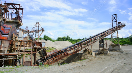 Big equipment of crushed stone factory © travelers.high