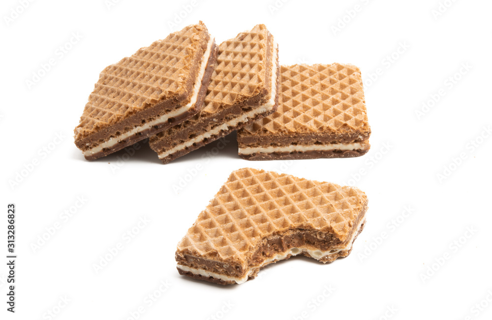 square waffles isolated square waffles isolated