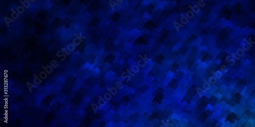 Dark BLUE vector layout with hexagonal shapes.