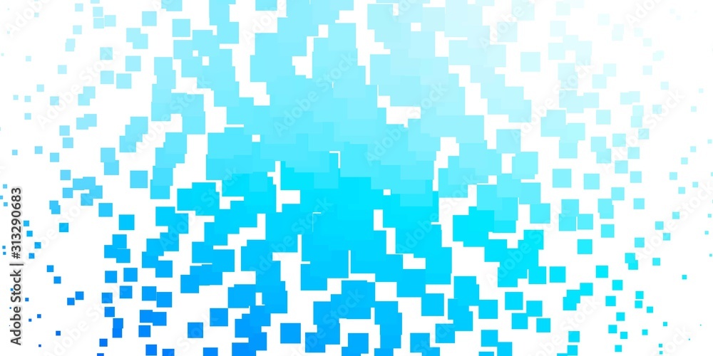 Fototapeta premium Light BLUE vector layout with lines, rectangles. Abstract gradient illustration with colorful rectangles. Pattern for websites, landing pages.