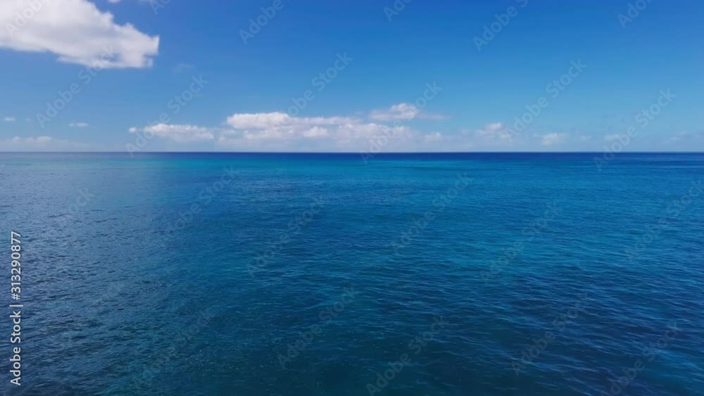 Camera flies over the sea with waves. Seamlessly loopable natural footage Camera flies over the sea with waves. Seamlessly loopable natural footage