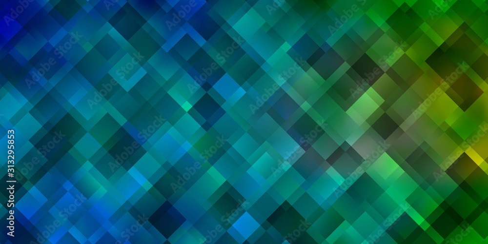 Light Blue, Green vector texture in rectangular style. Light Blue, Green vector texture in rectangular style.