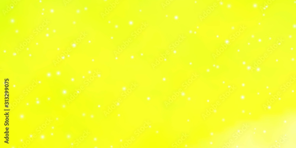Light Green, Yellow vector pattern with abstract stars. Blur decorative design in simple style with stars. Best design for your ad, poster, banner. Light Green, Yellow vector pattern with abstract stars. Blur decorative design in simple style with stars. Best design for your ad, poster, banner.