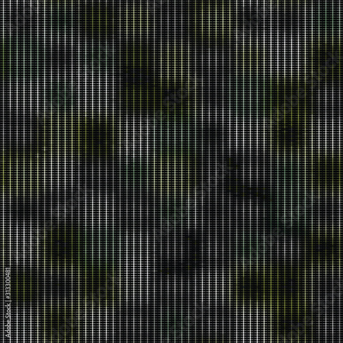 Spliced vector camouflage stripe texture. Variegated mottled background. Seamless camouflage pattern. Modern distorted masculine textile all over print. Green bleed fashion disrupted glitch repeat.