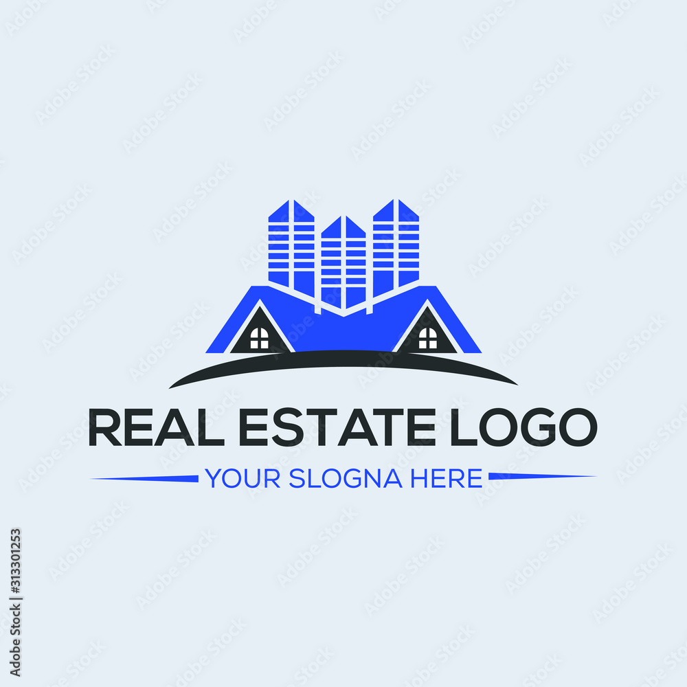 Real Estate , Property and Construction Logo design for business corporate, Vector Logo, - Vector