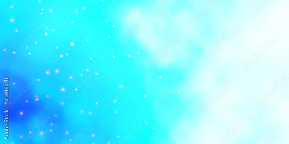 Light BLUE vector layout with bright stars. Shining colorful illustration with small and big stars. Pattern for wrapping gifts. Light BLUE vector layout with bright stars. Shining colorful illustration with small and big stars. Pattern for wrapping gifts.