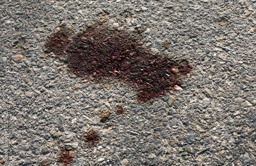 Blut Blutfleck auf dem  Boden