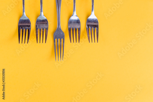 Schilderij op canvas Holiday, table setting, cutlery