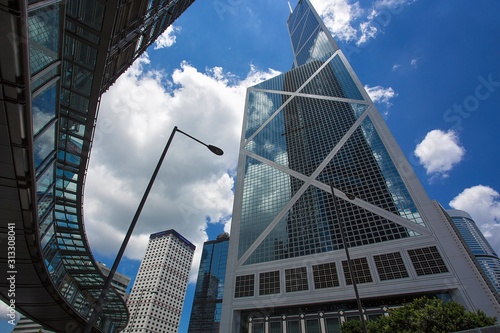  Office towers in the Central District, Hong Kong 