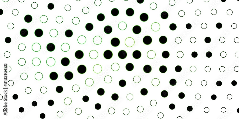 Dark Green vector texture with circles. Abstract illustration with colorful spots in nature style. Pattern for wallpapers, curtains. Dark Green vector texture with circles. Abstract illustration with colorful spots in nature style. Pattern for wallpapers, curtains.