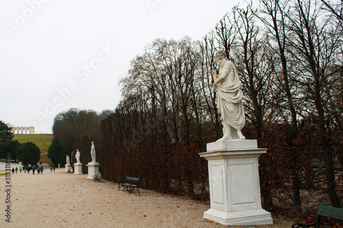Statue in the park, Vienna Austria