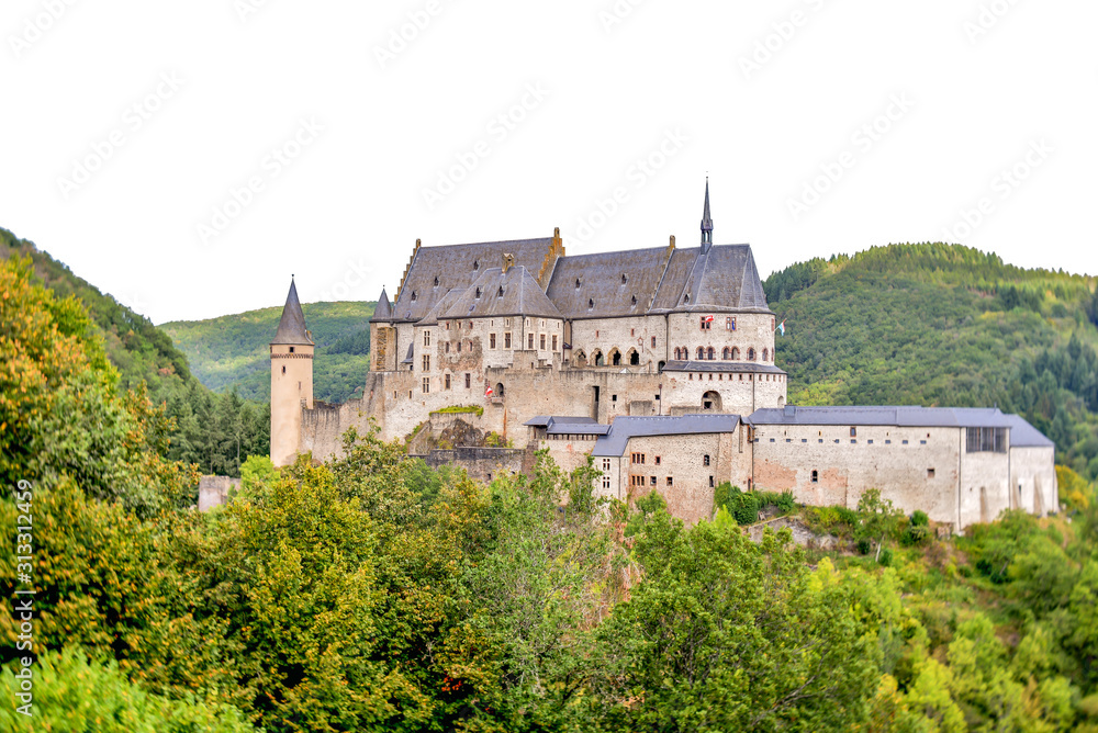 Castle in Vianden, Luxembourg