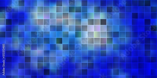 Light BLUE vector texture in rectangular style.