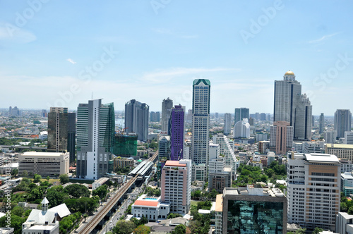 Buildings in Bangkok © redbeach