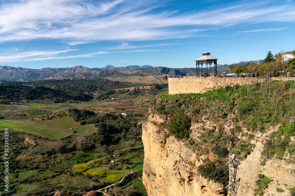 Obraz premium Observation Deck in Ronda, Spain