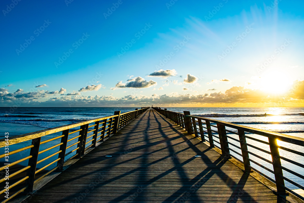 l'estacade de Saint Jean de Monts Vendée, France Stock Photo | Adobe Stock