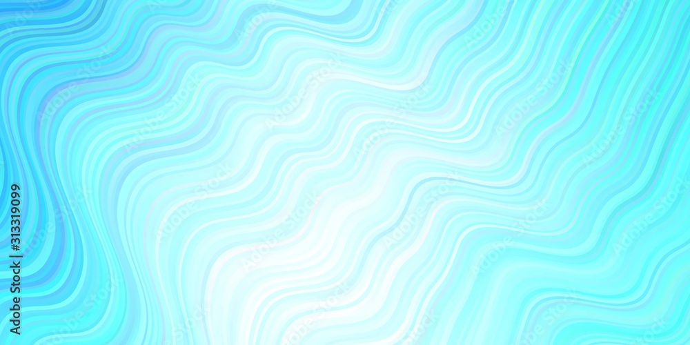Light BLUE vector texture with bent lines. Light BLUE vector texture with bent lines.