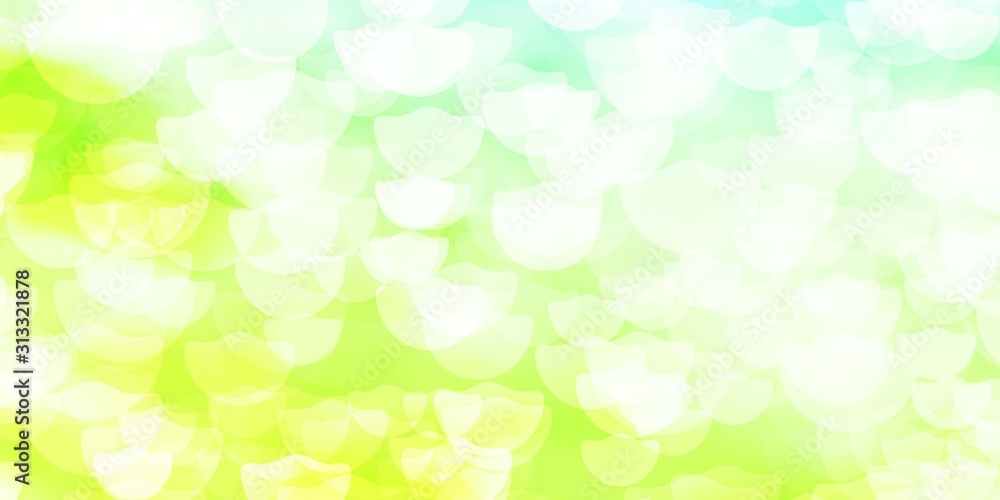 Light Blue, Green vector backdrop with dots. Light Blue, Green vector backdrop with dots.