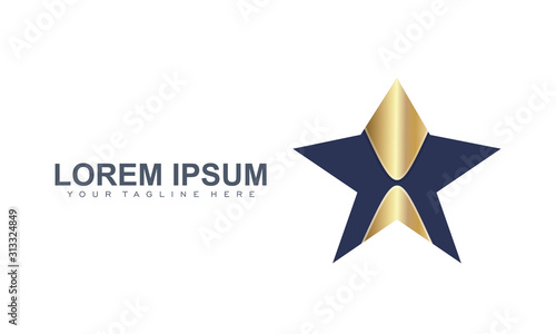 star logo with color gold