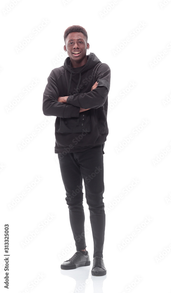 handsome stylish guy looking at the camera. isolated on white handsome stylish guy looking at the camera. isolated on white
