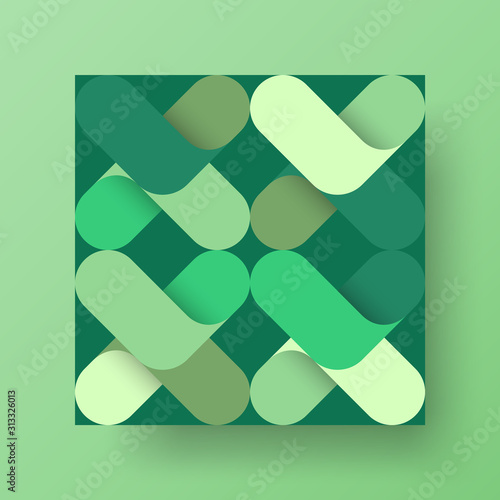 Amazing business advertisement vector mural art square banner mock up. Modern corporate abstract geometric illustration design layout background. Company identity quadrangle texture brochure template.