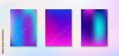 Purple, Pink, Turquoise, Blue Gradient Shiny Vector Background. 