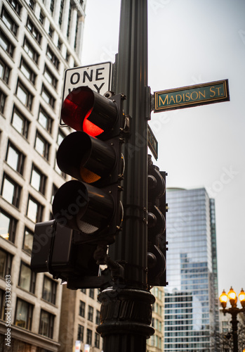 traffic lights on the road