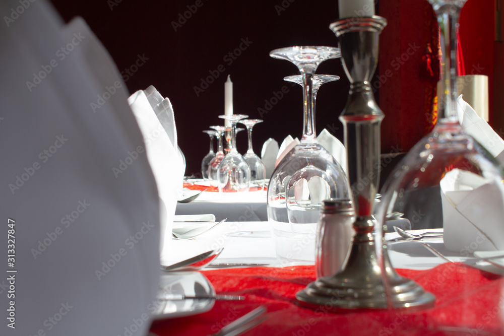beautiful and coclored restaurant table in a luxury interior beautiful and coclored restaurant table in a luxury interior