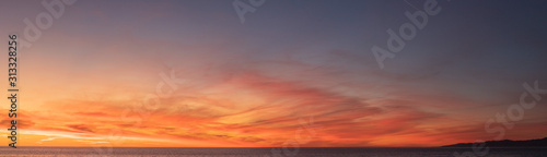 Fototapeta Naklejka Na Ścianę i Meble -  Partly Cloudy Sunset 06
