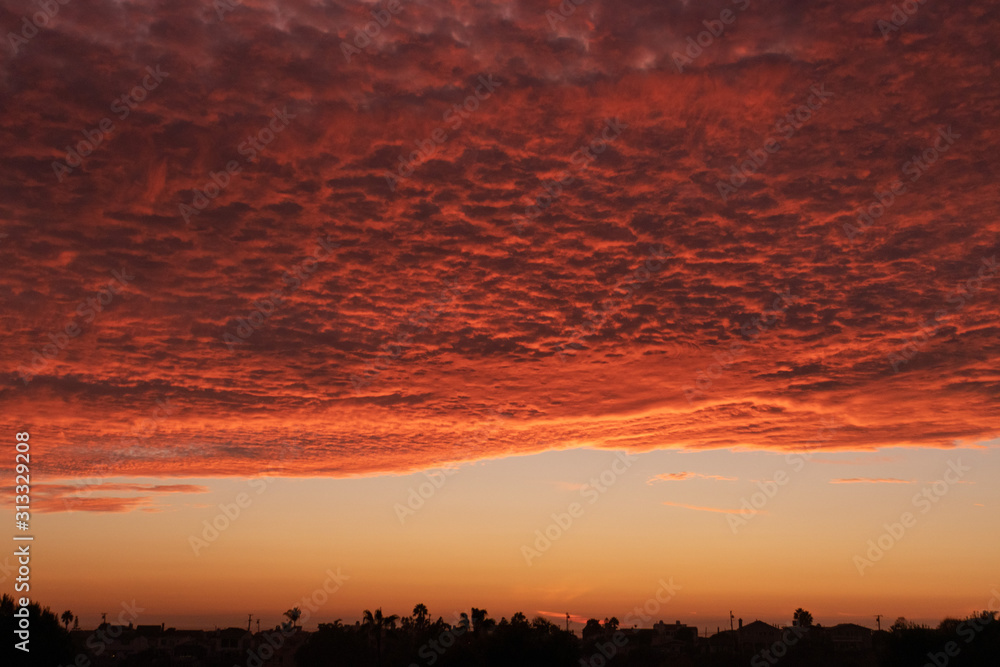 Fototapeta premium Partly Cloudy Sunset 11