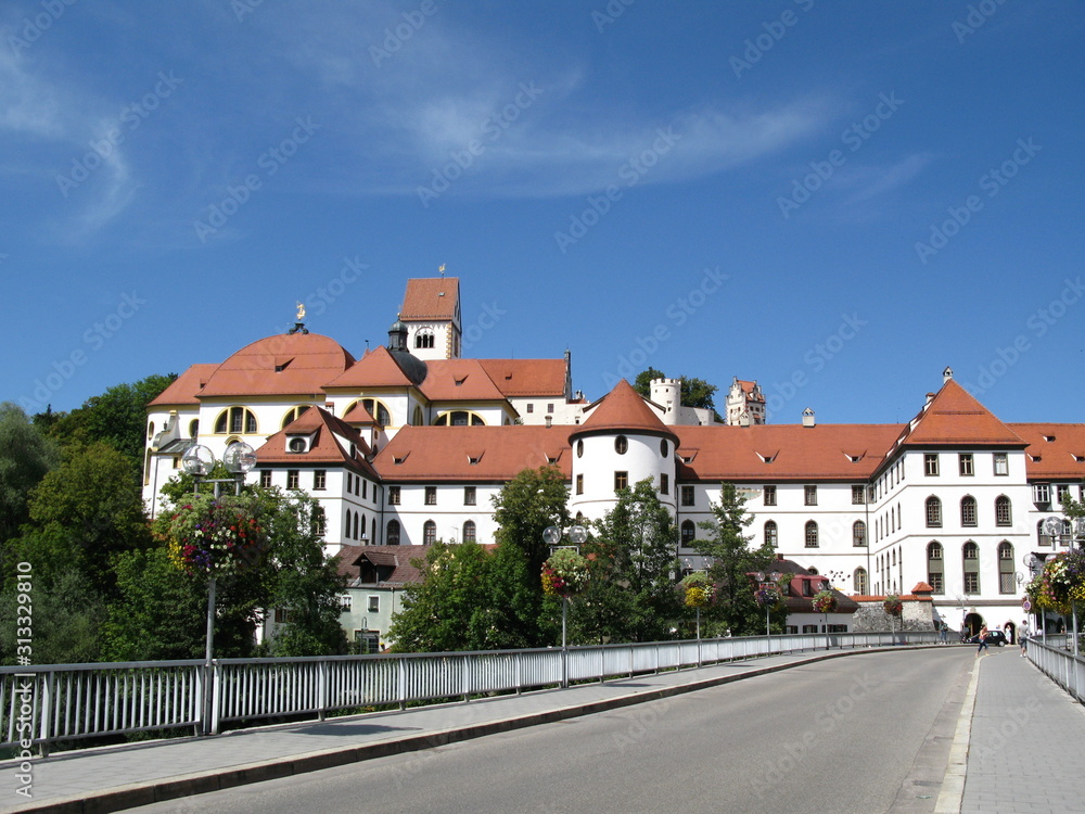 Theresienbrücke über Lech in Füssen Theresienbrücke über Lech in Füssen