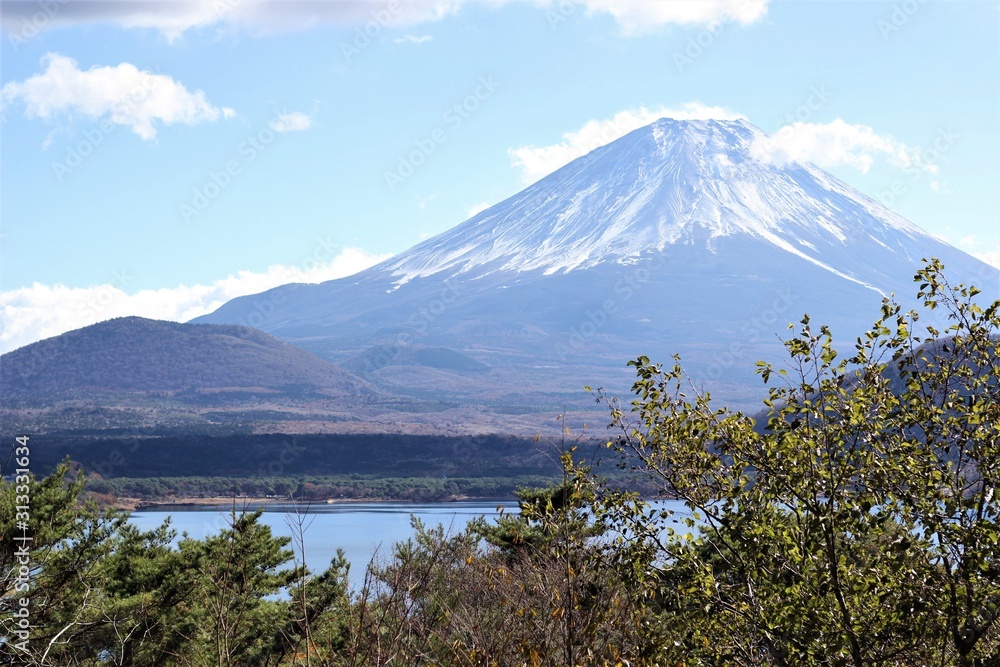 Beautiful and magnificent Fuji mountain in Japan