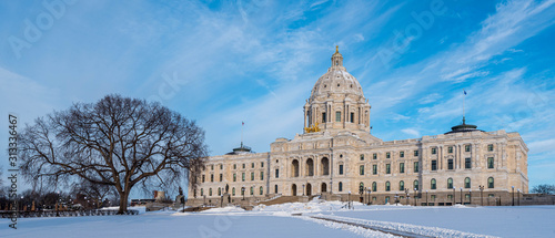 Minnesota State Capitol in Winter photo